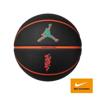 【NIKE 耐吉】籃球 運動 7號球 JORDAN ALL COURT 8P ZION 7號球 黑橘 J100414109507