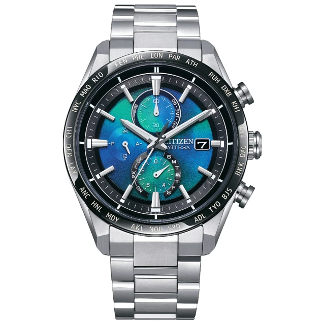 CITIZEN 星辰 GENTS系列 光動能全球電波腕錶-4