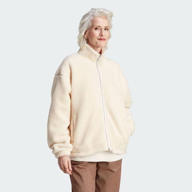 【adidas 愛迪達】Essentials 運動外套 抓絨 女 - Originals IM3899