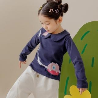 【OB 嚴選】POLI波力純棉娃娃領安寶急救箱印花上衣女童 《IP0013》