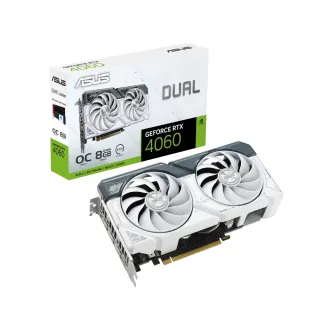 【ASUS 華碩】DUAL-RTX4060-O8G-WHITE 顯示卡