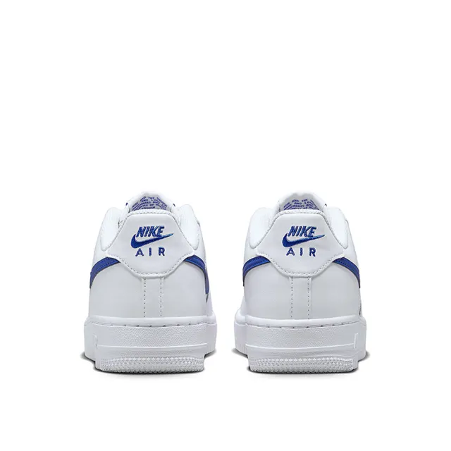 【NIKE 耐吉】休閒鞋 女鞋 大童 運動鞋 AIR FORCE 1 GS 白藍 DV7762-103