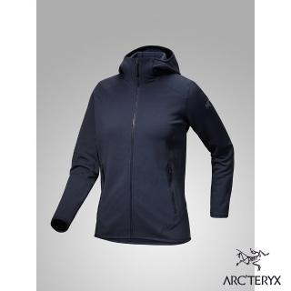 【Arcteryx 始祖鳥官方直營】女 Kyanite 刷毛外套(黑寶石)