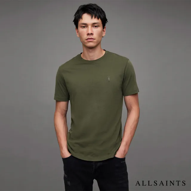 【ALLSAINTS】BRACE 短袖T恤RYE GRASS GREEN MD131G(常規版型)