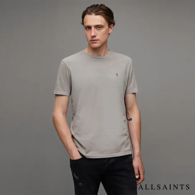 【ALLSAINTS】OSSAGE 短袖T恤STONE TAUPE MD095Z(修身版型)