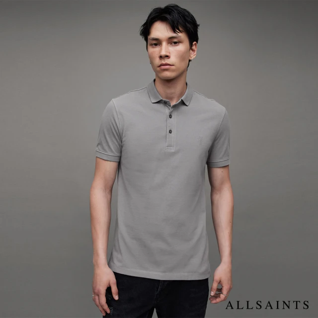 【ALLSAINTS】REFORM POLO衫ALUMINIUM GREY MD051H(修身版型)