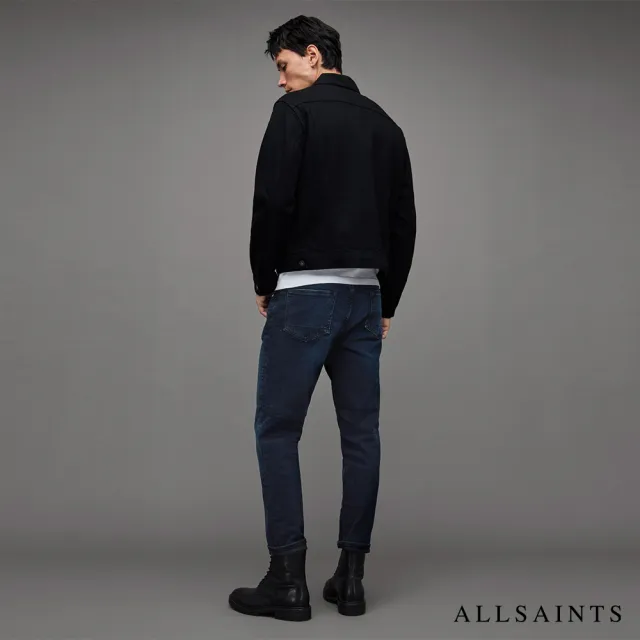 【ALLSAINTS】DEAN 中腰修身牛仔褲Blue/Black ME040Z(修身版型)