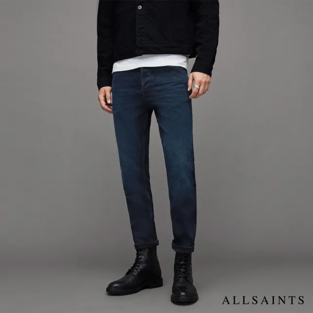 【ALLSAINTS】DEAN 中腰修身牛仔褲Blue/Black ME040Z(修身版型)