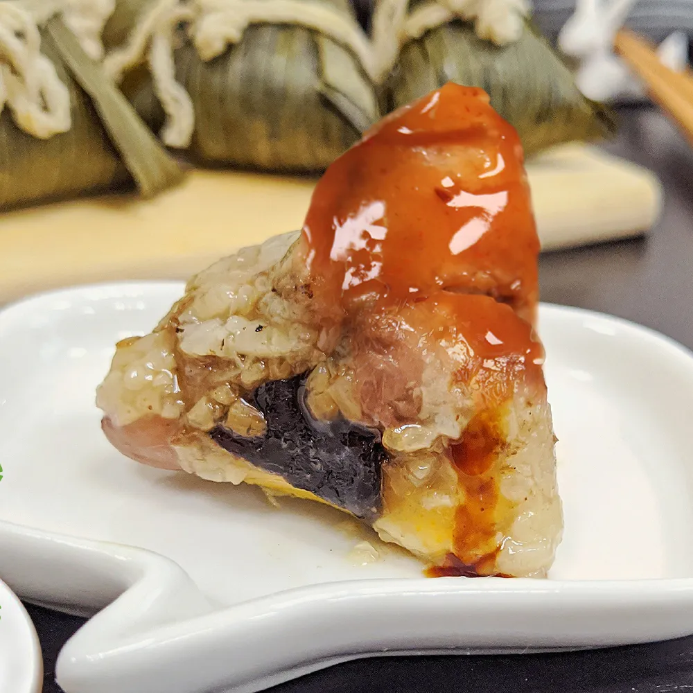 【海肉管家】手工一口干貝肉粽 共50顆(每串10顆/約350g)