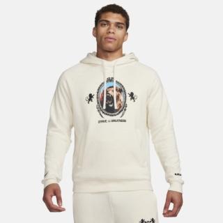 【NIKE 耐吉】上衣 男款 長袖上衣 帽T 運動 AS LJ M NK BRSH PO HOODIE 白 FB7124-027