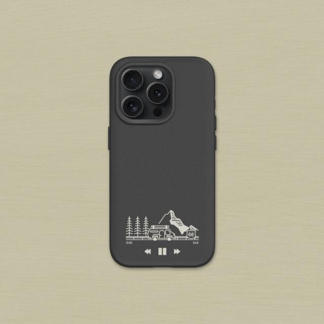 【RHINOSHIELD 犀牛盾】iPhone 15/Plus/Pro/Max SolidSuit背蓋手機殼/在路上(獨家設計系列)