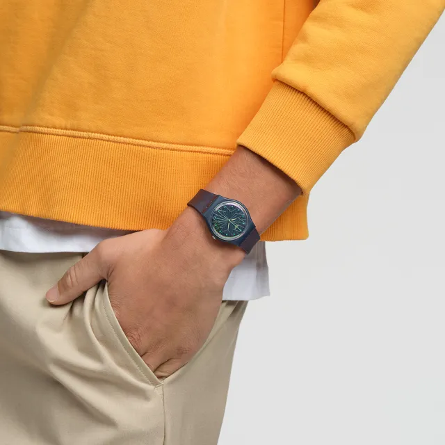 【SWATCH】Gent 原創系列手錶 DREAMING OF GEMSTONES 男錶 女錶 手錶 瑞士錶 錶(34mm)