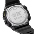 【CASIO 卡西歐】大膽搶眼黑黃色彩風格時尚腕錶 46mm(GA-B001CY-1A)