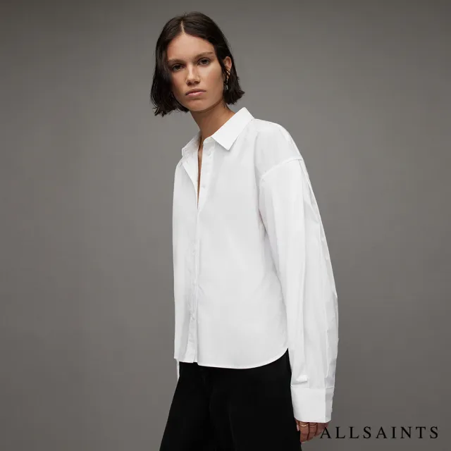 【ALLSAINTS】TREMONT 長袖襯衫Ecru WH012Z(修身版型)