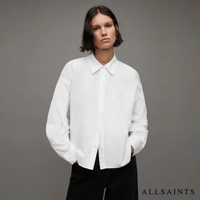 【ALLSAINTS】TREMONT 長袖襯衫Ecru WH012Z(修身版型)