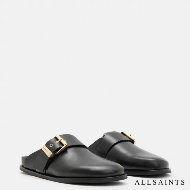 【ALLSAINTS】VENUS 鋪毛穆勒鞋Black WF501Z