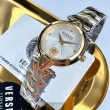 【VERSUS】VERSUS VERSACE手錶型號VV00377(白色錶面金色錶殼金銀相間精鋼錶帶款)