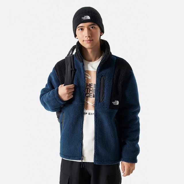 【The North Face】北臉 外套 男款 女款 運動外套 抓絨 U X-FLEECE HIGH PILE JACKET 藍 NF0A87VM92A