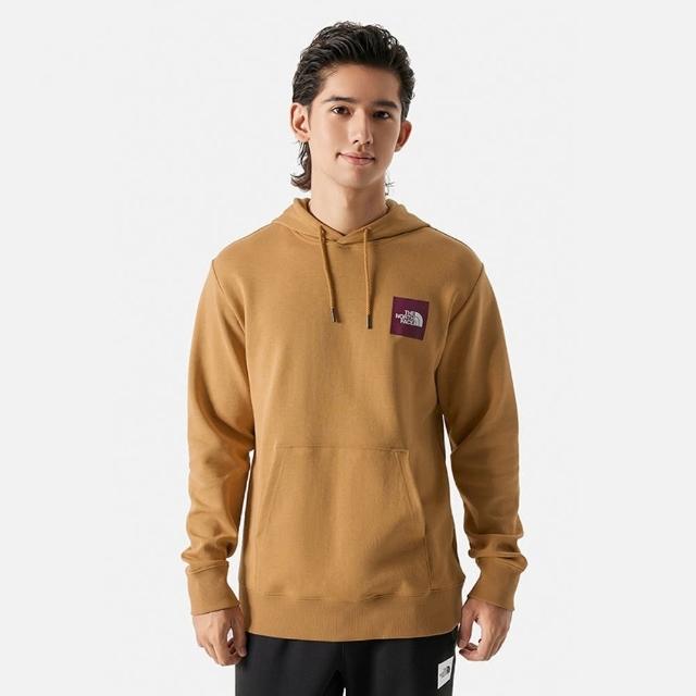 【The North Face】北臉 上衣 男款 女款 長袖上衣 帽T 運動 U BOX NSE HOODIE 棕 NF0A86PZI0J