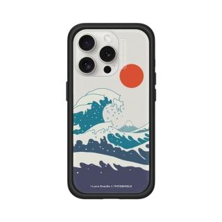 【RHINOSHIELD 犀牛盾】iPhone 15/Plus/15 Pro/Max Mod NX手機殼/I Love Doodle-貓咪海浪(I Love Doodle)