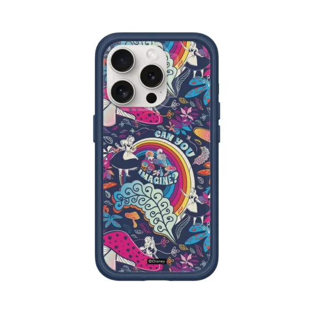 【RHINOSHIELD 犀牛盾】iPhone 15/Plus/15 Pro/Max Mod NX手機殼/迪士尼經典系列-愛麗絲夢遊仙境(迪士尼)