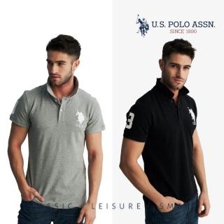 【U.S. POLO ASSN.】男款大馬短袖POLO衫(多色任選)