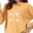 【betty’s 貝蒂思】四葉點點針織毛衣(棕黃色)