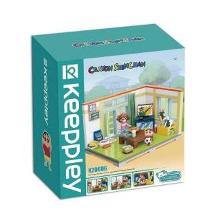 【ToysRUs 玩具反斗城】Keeppley 蠟筆小新 小新家客廳(公仔 模型 兒童 玩具 積木)