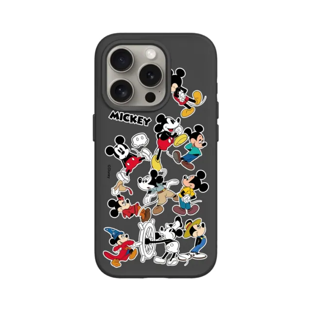 【RHINOSHIELD 犀牛盾】iPhone 15系列 SolidSuit MagSafe兼容 磁吸手機殼/米奇系列-各種米奇(迪士尼)