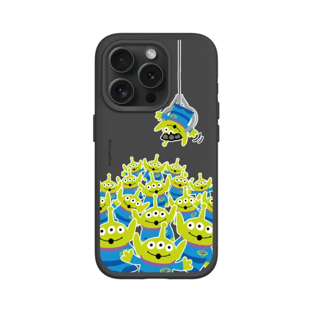 【RHINOSHIELD 犀牛盾】iPhone 15系列 SolidSuit MagSafe兼容 磁吸手機殼/玩具總動員-放了三眼怪(迪士尼)