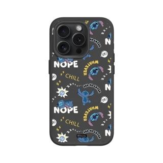 【RHINOSHIELD 犀牛盾】iPhone 15/Plus/Pro/Max SolidSuit MagSafe相容 磁吸手機殼/史迪奇(迪士尼經典)