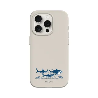【RHINOSHIELD 犀牛盾】iPhone 15/Plus/Pro/Max SolidSuit背蓋手機殼/海底總動員-吃素的鯊魚(迪士尼)