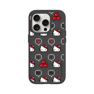 【RHINOSHIELD 犀牛盾】iPhone 15/Plus/Pro/Max SolidSuit背蓋手機殼/Retro Hello Kitty(Hello Kitty)