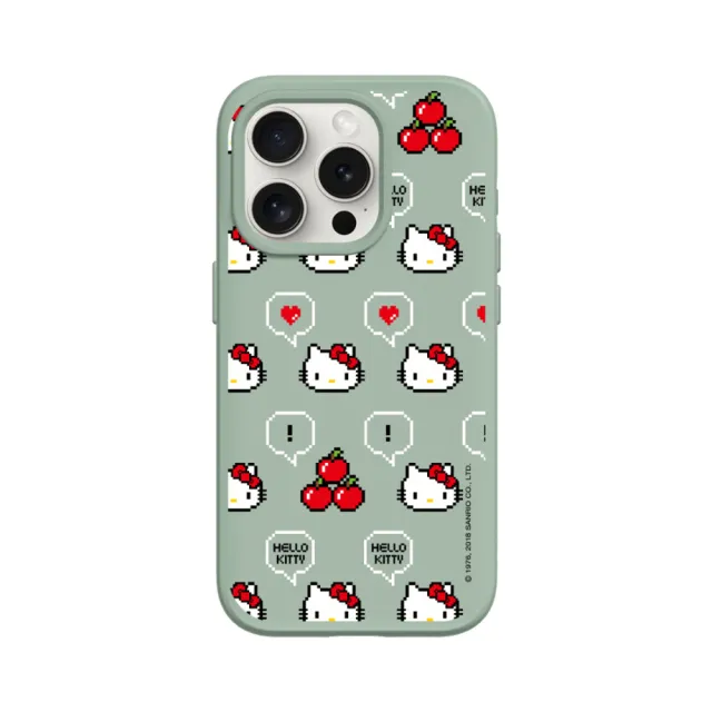 【RHINOSHIELD 犀牛盾】iPhone 15/Plus/Pro/Max SolidSuit背蓋手機殼/Retro Hello Kitty(Hello Kitty)