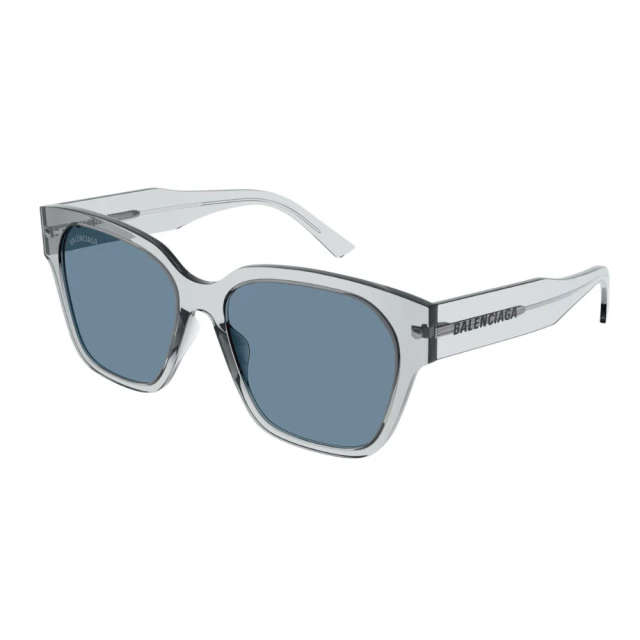 【Balenciaga 巴黎世家】薄板輕巧膠框太陽眼鏡(BB0215SA-004 BALENCIAGA LOGO)