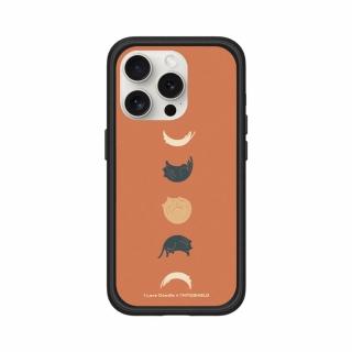 【RHINOSHIELD 犀牛盾】iPhone 15/Plus/Pro/Max Mod NX MagSafe相容 手機殼/貓咪月象-橘(I Love Doodle)