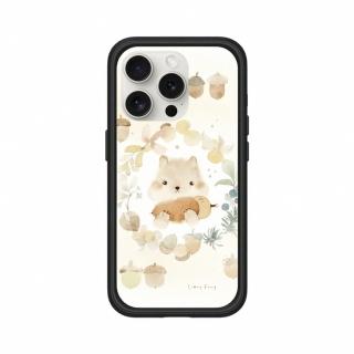 【RHINOSHIELD 犀牛盾】iPhone 15/Plus/Pro/Max Mod NX MagSafe相容 手機殼/松果與小松鼠(涼豐系列)