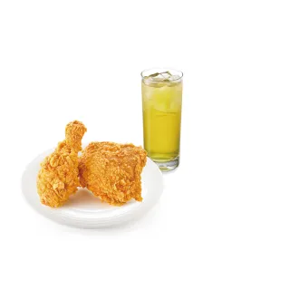 【21風味館】9106炸雞餐好禮即享券(香脆炸雞x2+蜂蜜綠茶M)