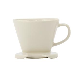 【MUJI 無印良品】器咖啡濾杯 / 灰米 直徑11.3cm