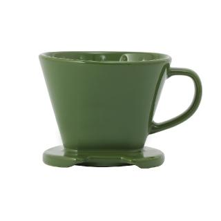 【MUJI 無印良品】器咖啡濾杯 / 綠色 直徑11.3cm