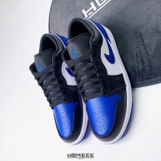 【NIKE 耐吉】Air Jordan 1 Low Blue Toe 皇家藍 小閃電(553558-140)