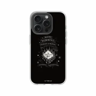 【RHINOSHIELD 犀牛盾】iPhone 15/Plus/15 Pro/Max Clear透明防摔手機殼/劫盜地圖(哈利波特)