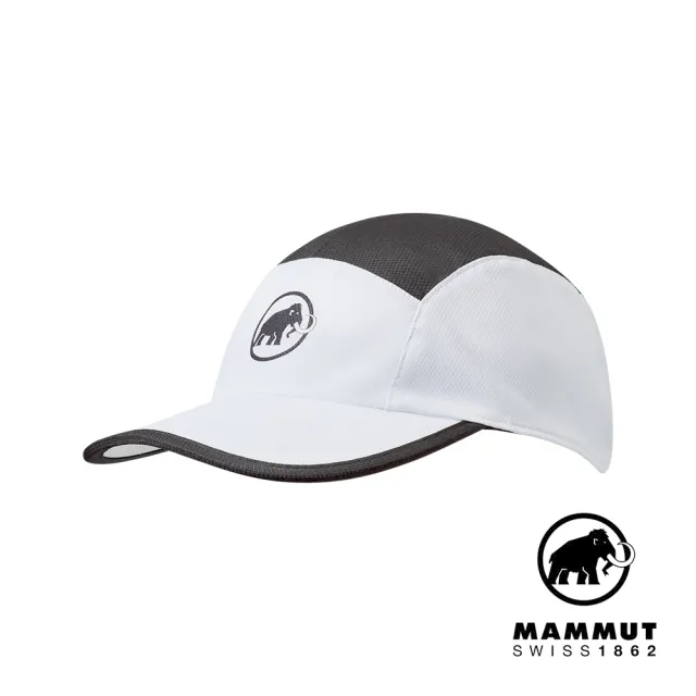 【Mammut 長毛象官方直營】Aenergy Light Cap 輕量遮陽鴨舌帽 白/黑 #1191-01320