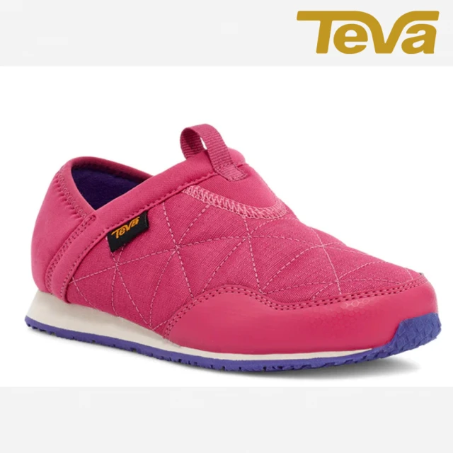 TEVATEVA Re Ember 童鞋 兩穿式防潑水法國麵包鞋/休閒鞋/懶人鞋 胭脂紅(TV1135290CCRMR)