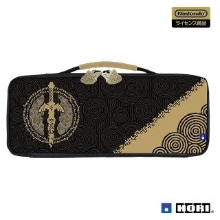 【HORI】Switch 副廠周邊 薩爾達傳說 王國之淚 寬款型收納包 主機包 黑色(NSW-435)