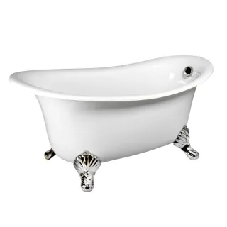 【JTAccord 台灣吉田】00666-120 古典造型貴妃獨立浴缸(120x75x76cm)