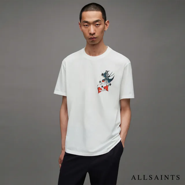 【ALLSAINTS】PILOT 短袖T恤Optic White MG030Z(舒適版型)