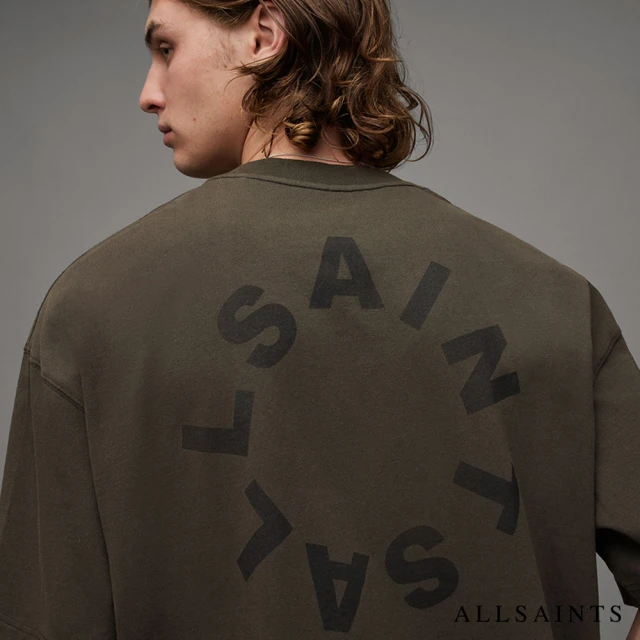 ALLSAINTS TIERRA 短袖T恤DARK IVY GREEN(寬鬆版型)
