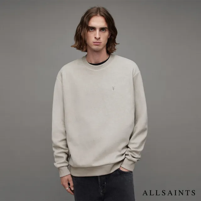 【ALLSAINTS】PORTER 長袖衛衣STONE TAUPE MF009Z(舒適版型)