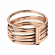 【Calvin Klein 凱文克萊】Sumptuous系列玫瑰金手環-S(ck手環)